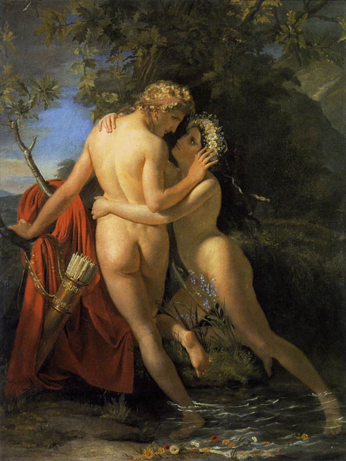 The Nymph Salmacis And Hermaphroditus - Francois Joseph