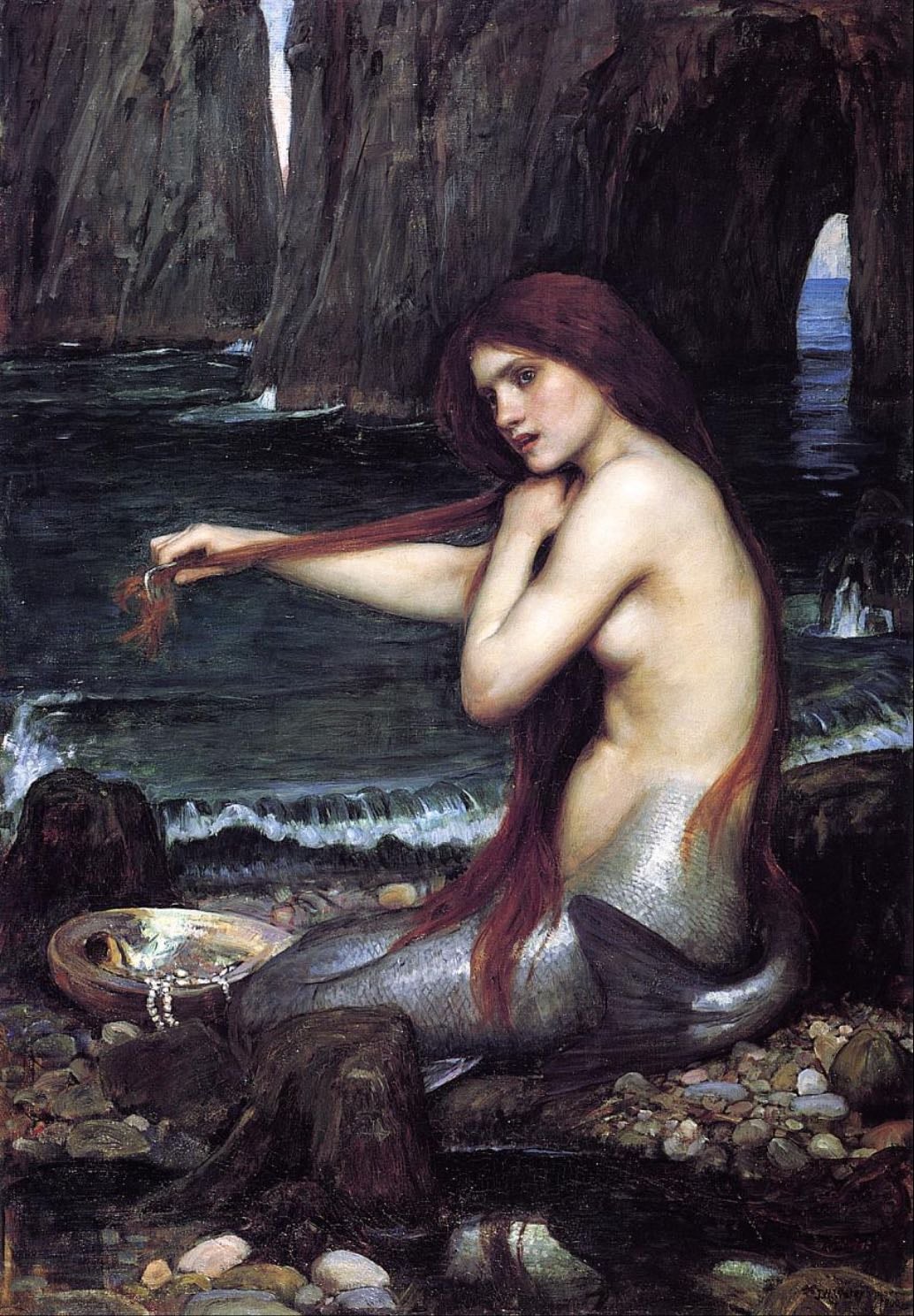 A mermaid - John William Waterhouse