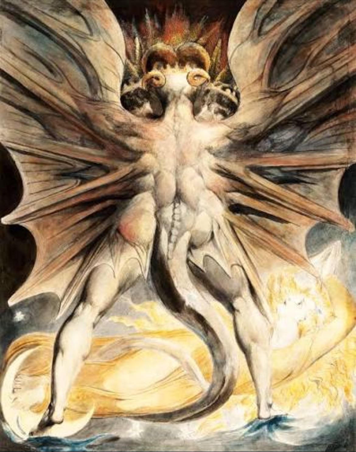 The Great Red Dragon and the Woman Clothed with the Sun - William Blake