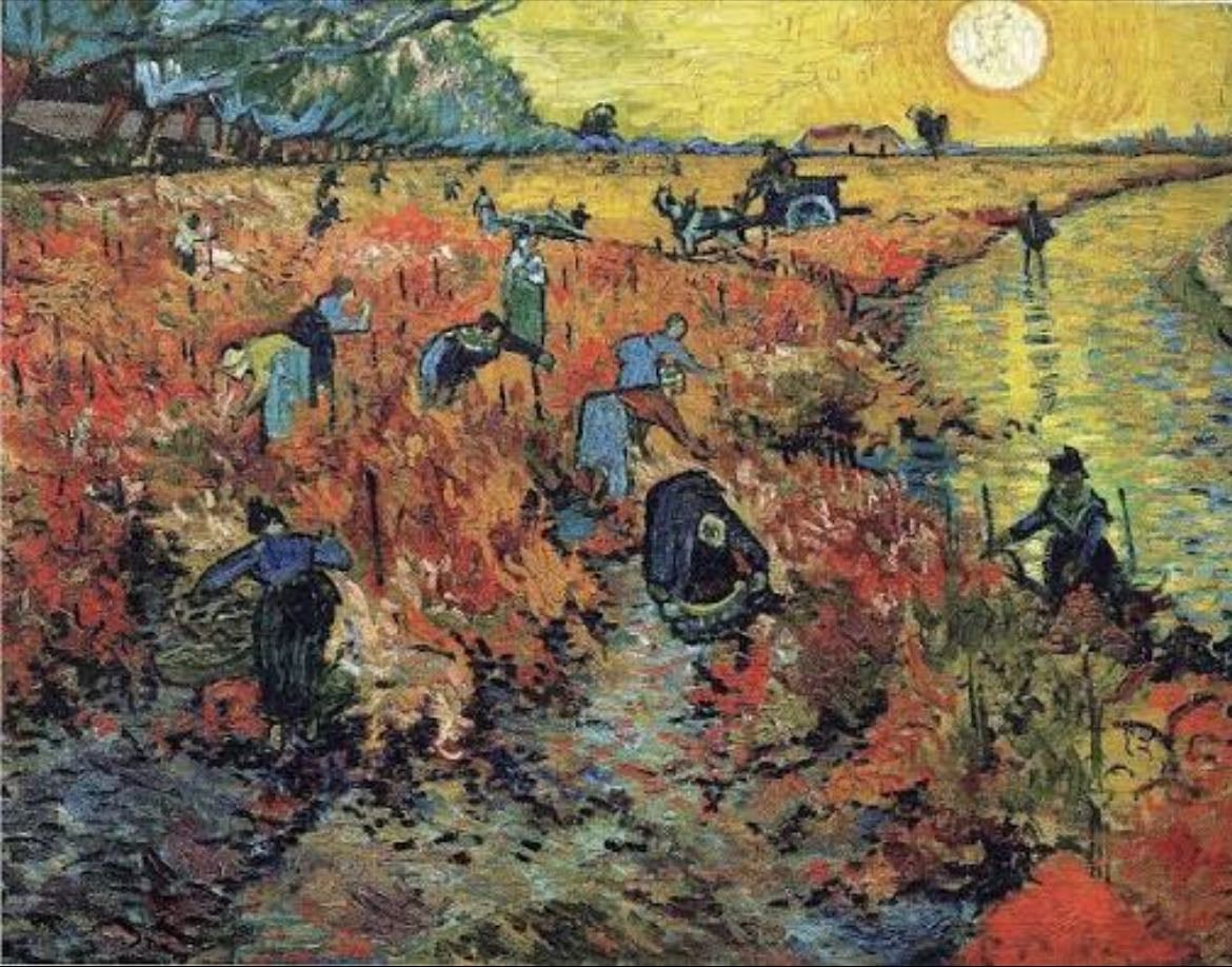 The red vineyard - Vincent Van Gogh