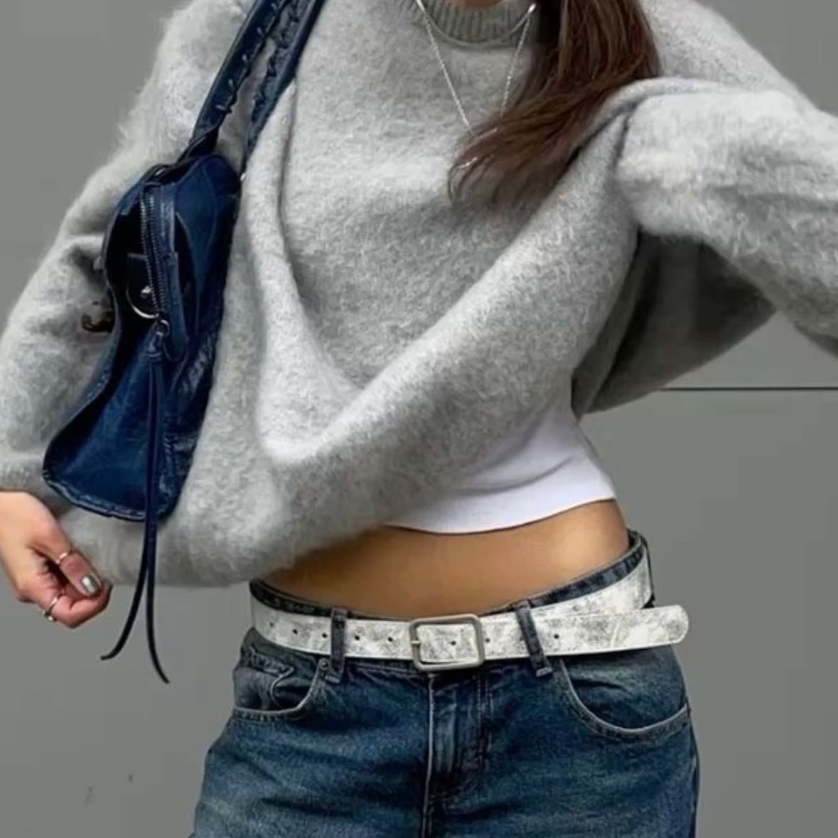 Grey sweater - Suéter gris