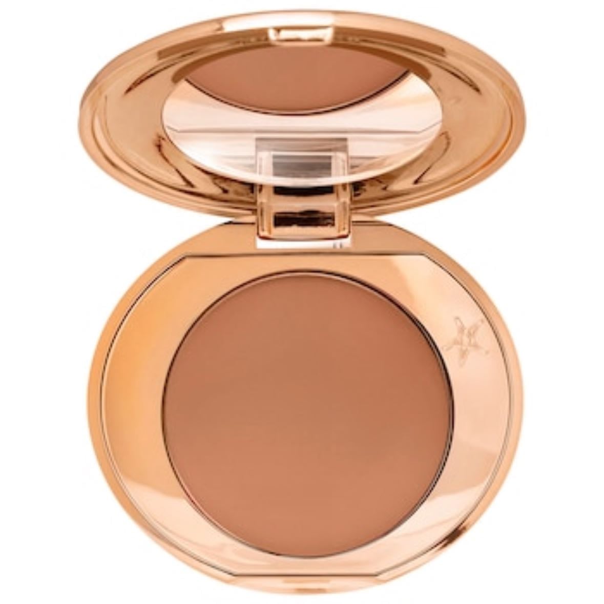 Charlotte Tilbury Mini Airbrush Flawless Finish Setting Powder - Medium or tan shade / $28