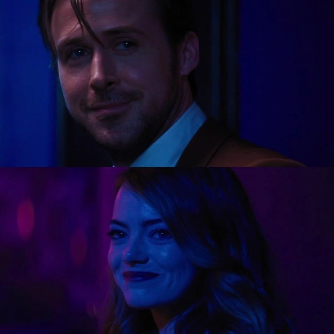Mia and Sebastian - La La Land • J’ai besoin d’en dire plus ? La scène parle d’elle même mais j’aime cette fin où les personnages privilégie leurs rêves/projet à leur amours et je trouves que c’est aussi ça aimer car Sébastien et Mia on su se dire non pour que l’autre puisse accomplir son rêve et je penses qu’il n’auraient pas été heureux si ils avaient été ensemble mais sans accomplir leur rêve
