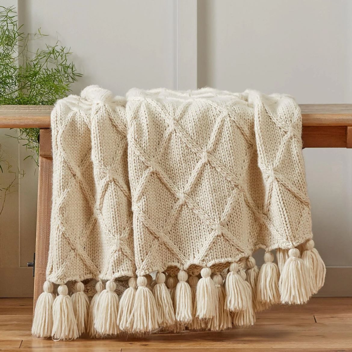 A cuteee knitted blanket - I loveee from next