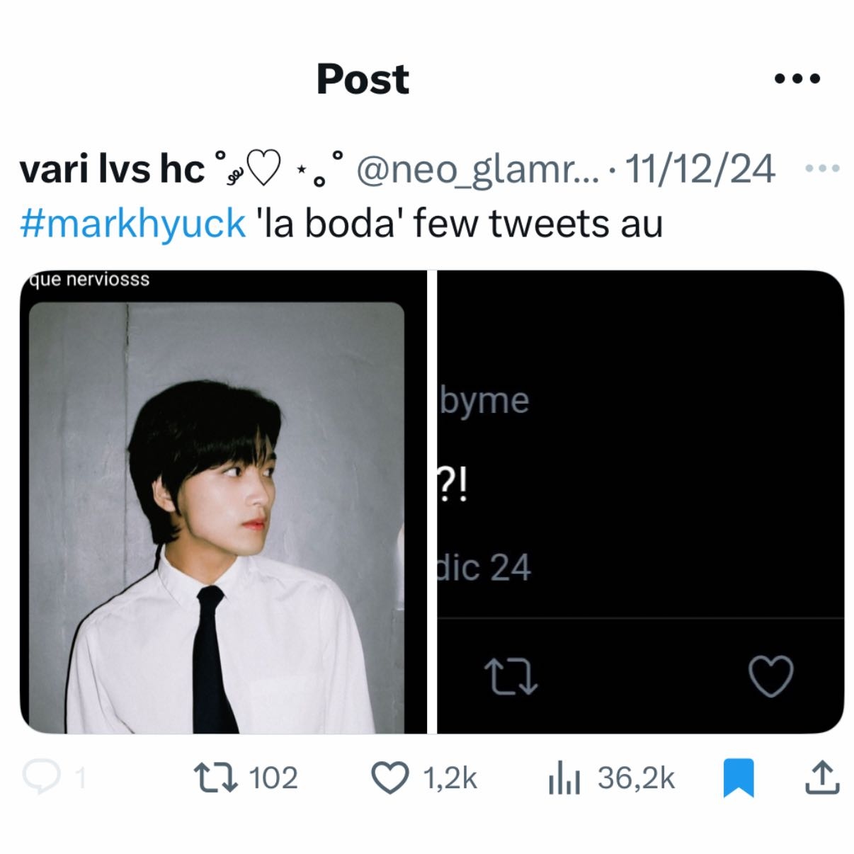 markhyuck au - la boda