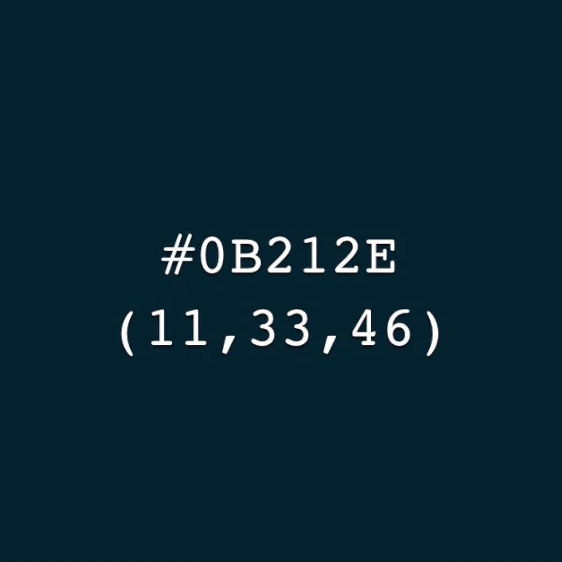 Black Pearl - #0B212E