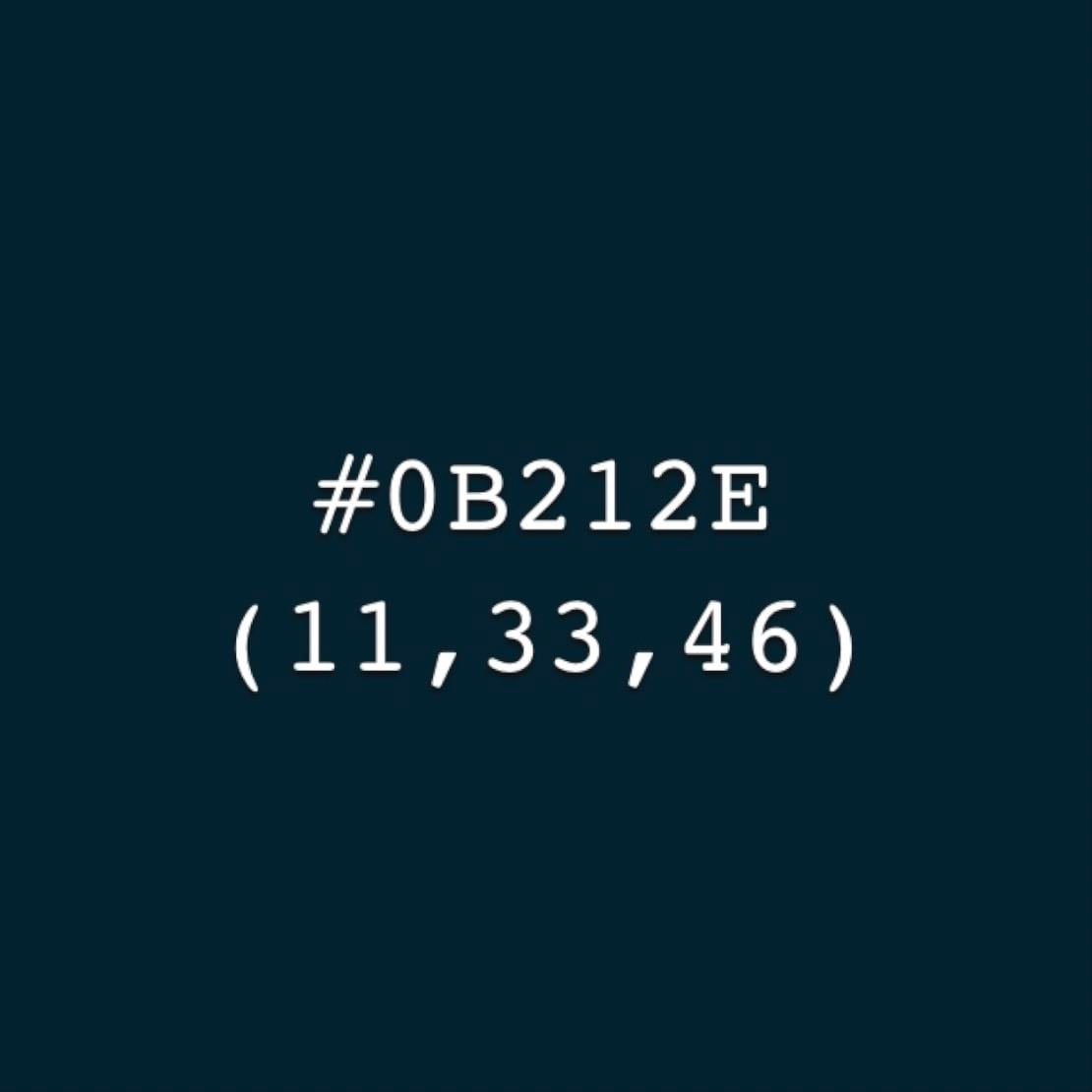 Black Pearl - #0B212E