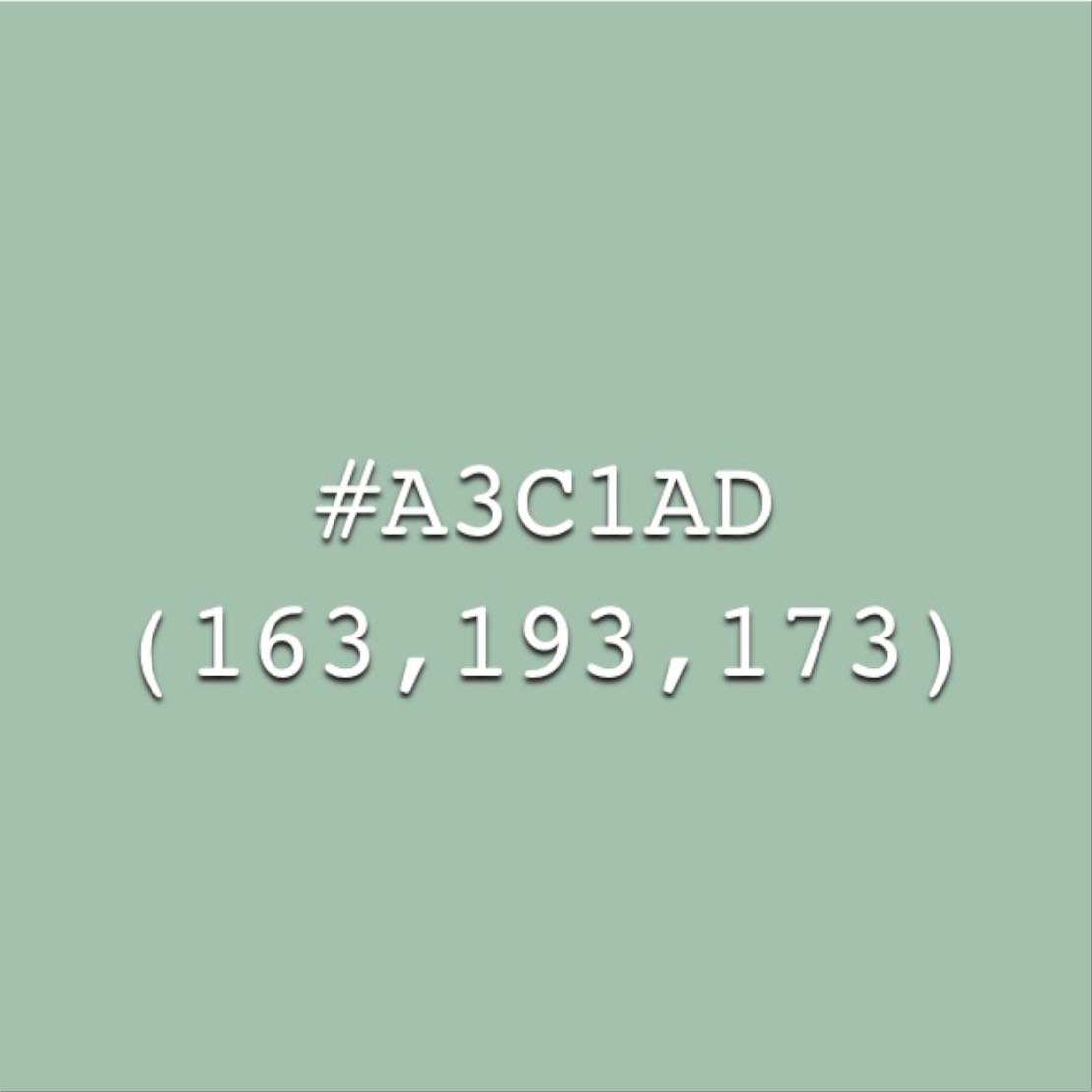 Cambridge Blue - #A3C1AD