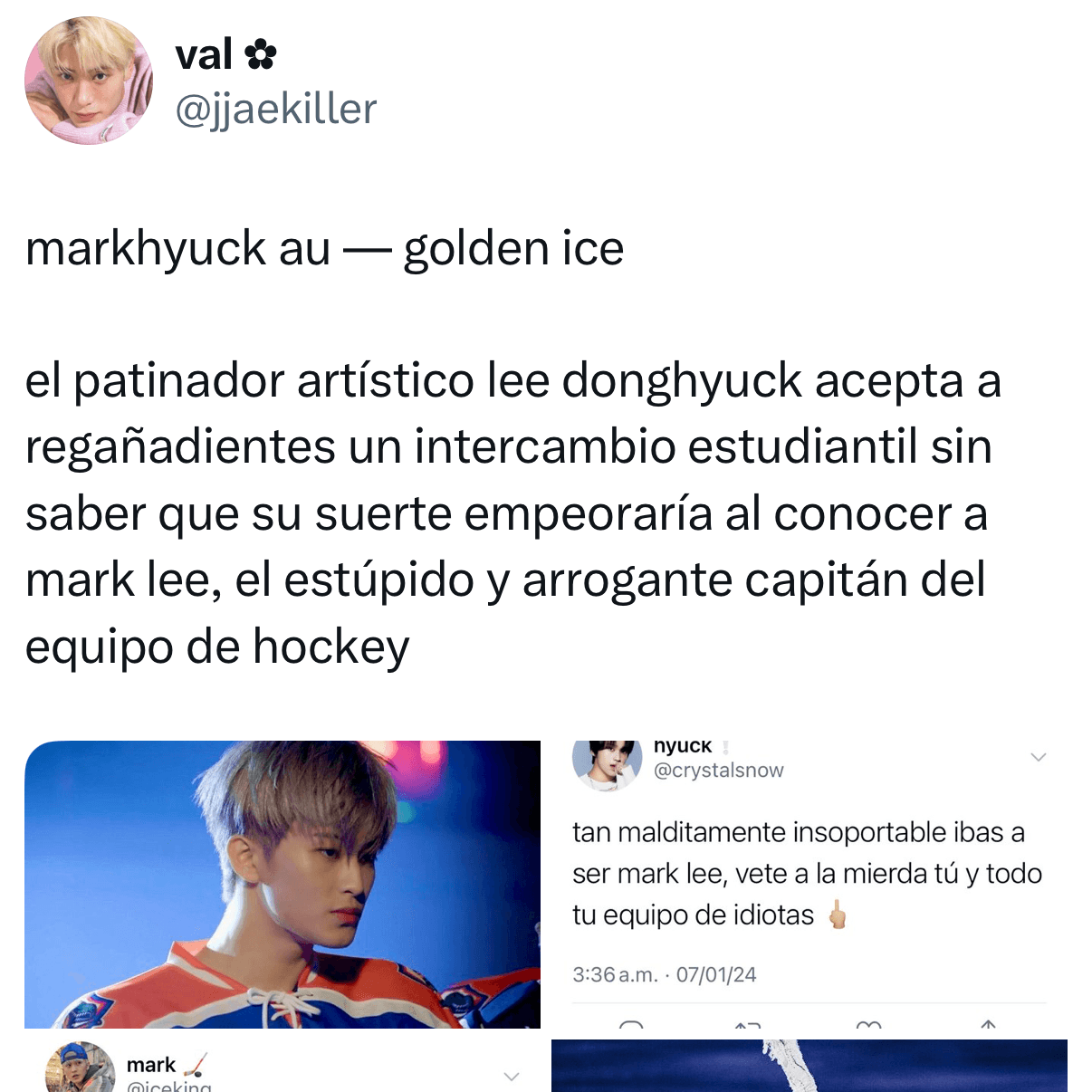 markhyuck au golden ice - @jjaekiller