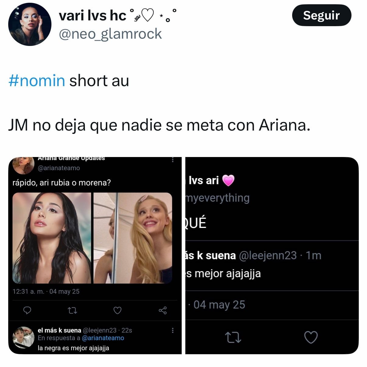 nomin short au