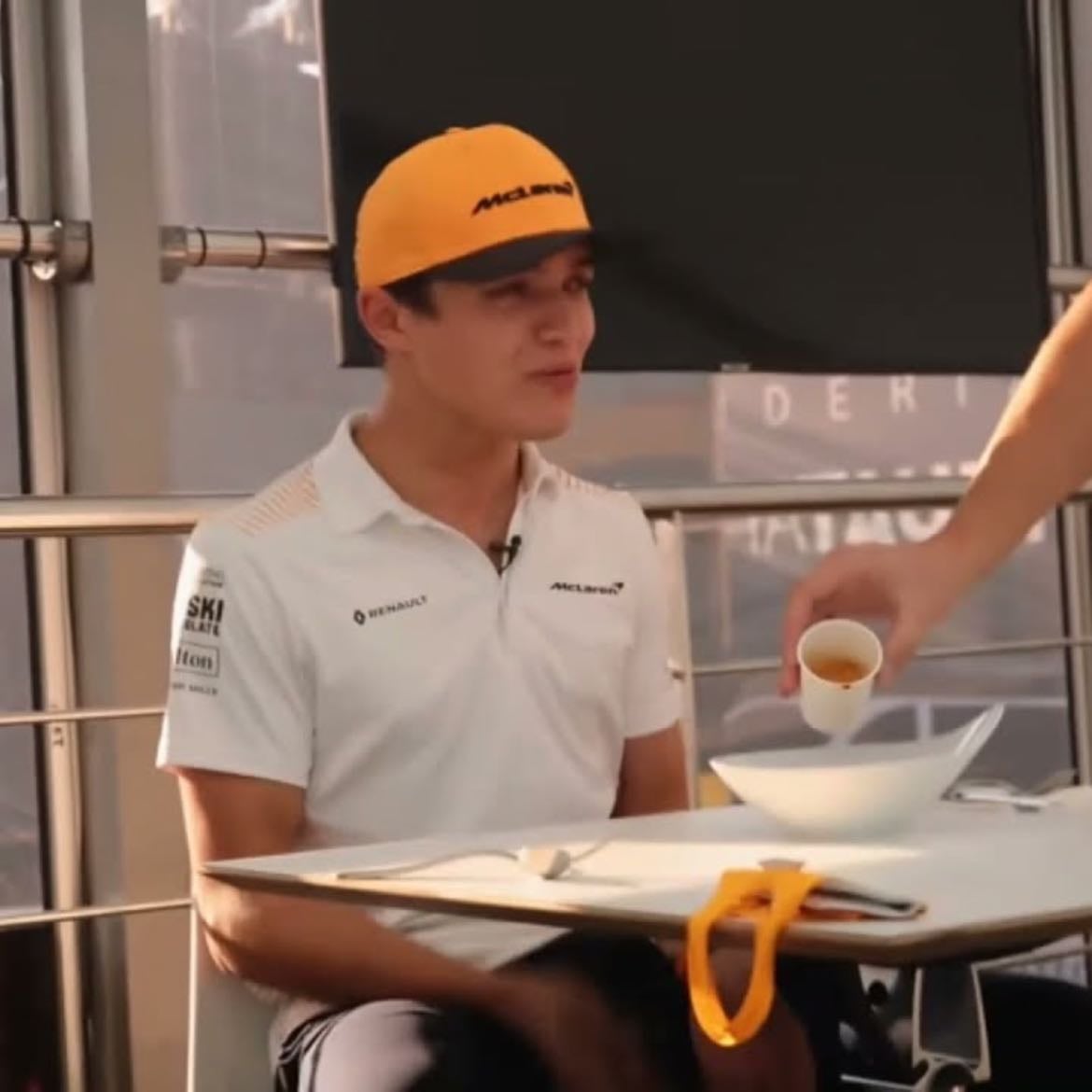 “You ruined my ice cream” - -by Lando Norris