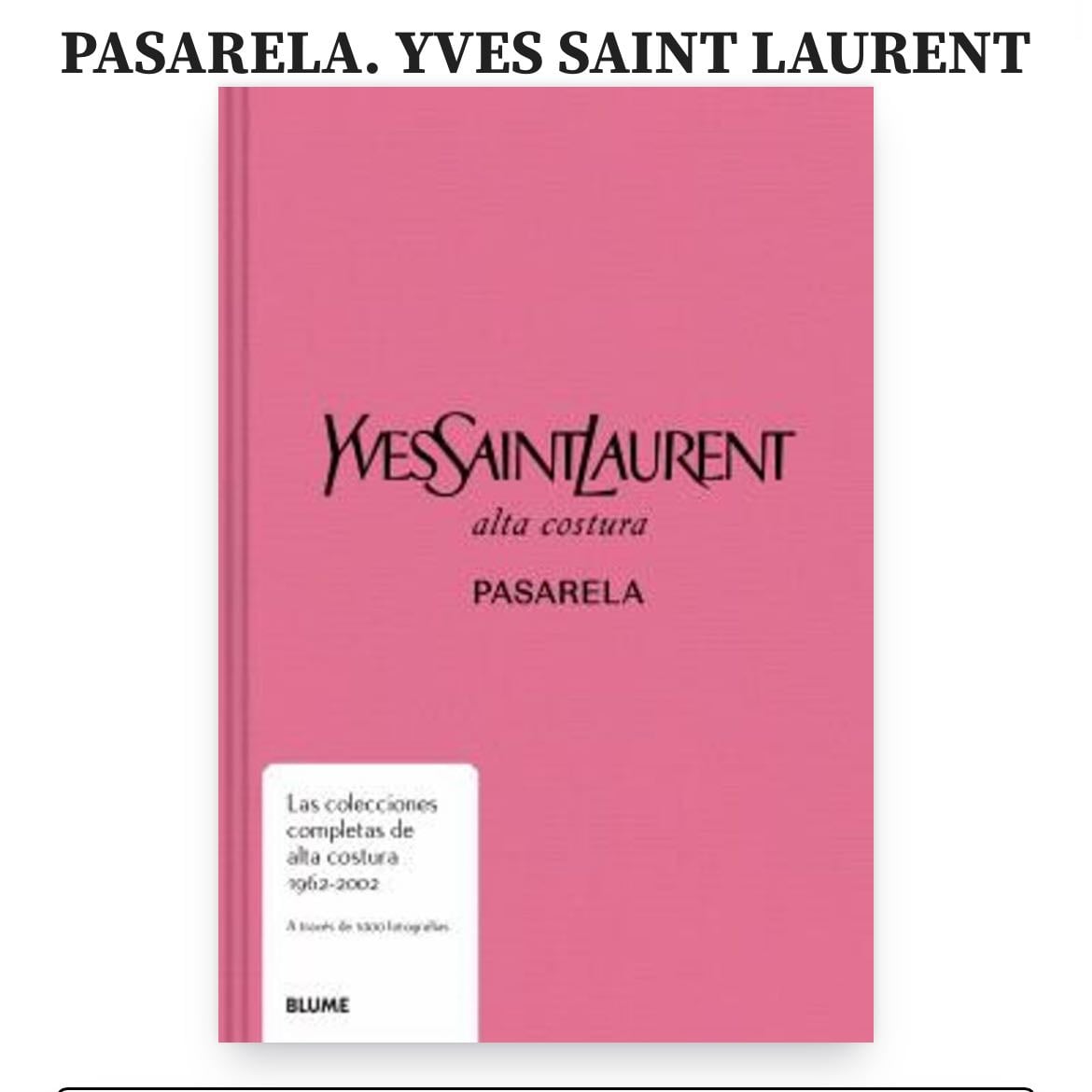 libro ysl