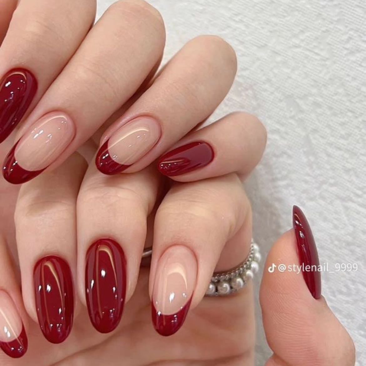Bright red