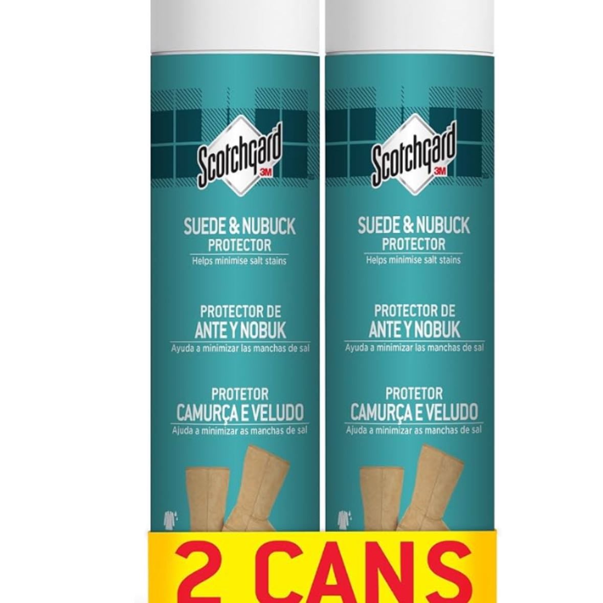 Scotchgard Protector de Ante y Nobuck - Spray Repelente al Agua, Minimiza las Manchas de Sal - Para Botas, Zapatos, Abrigos, Guantes y Más