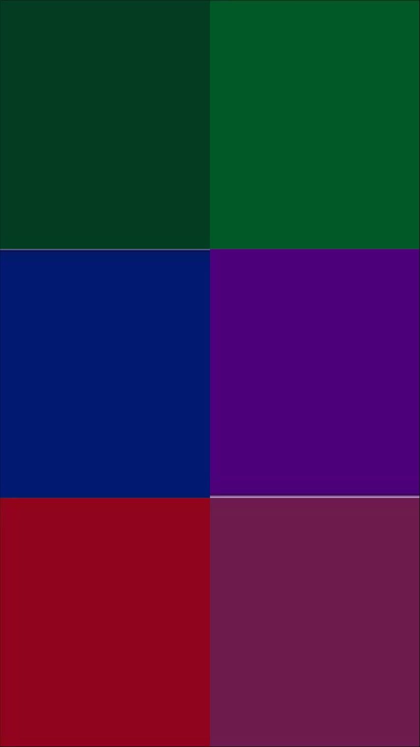 Jewel tones - Emerald, forest green, Safire blue, blue turquoise, amethyst, ruby (cool toned red, blue undertone), magenta