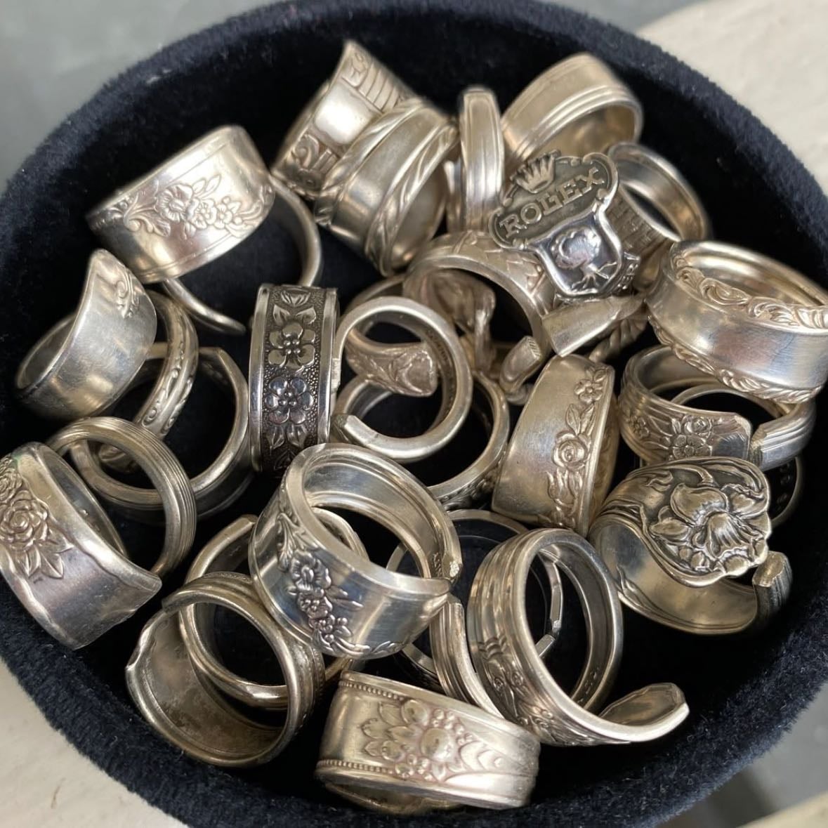This type silver jewelry