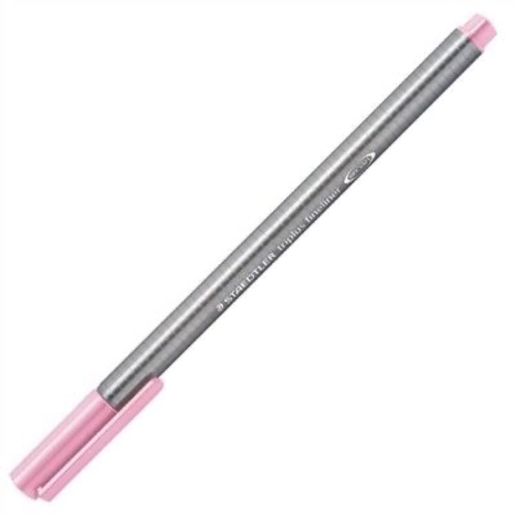 1 Caneta rosa clara