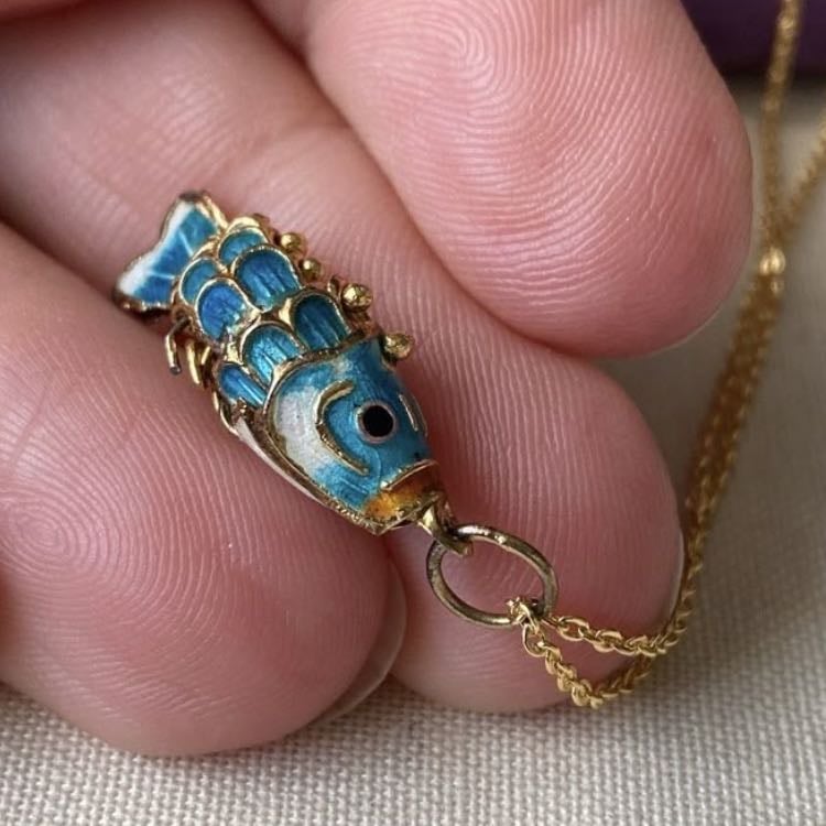 Cloisonne fish
