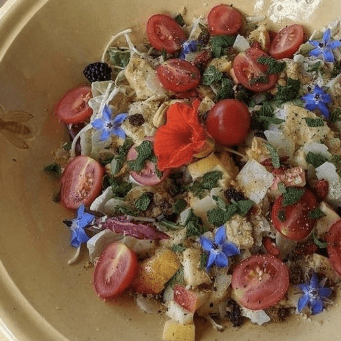 salad - pasta salad chickpea salad Greek salad et et etc everything is a salad