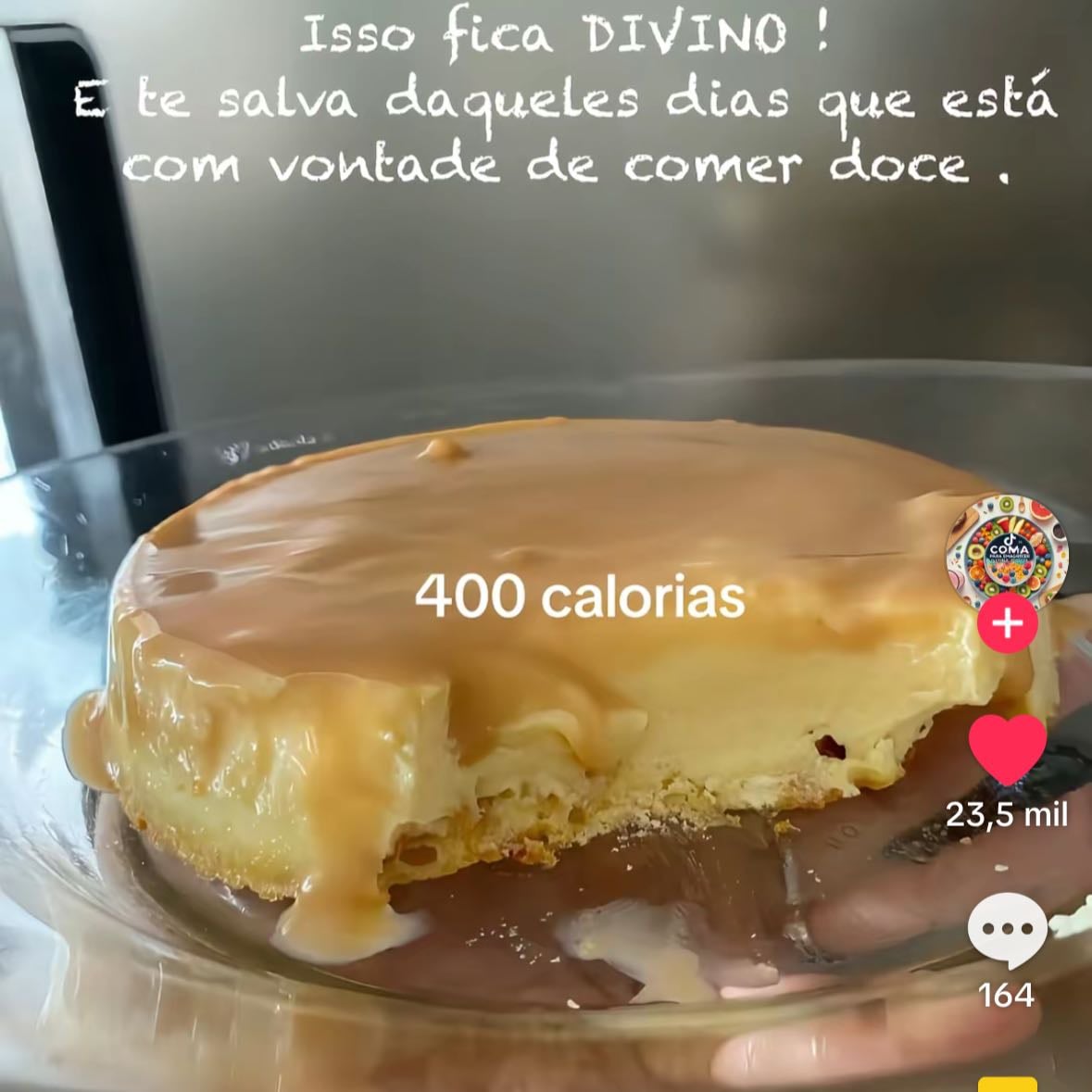 pudim de whey airfry - Make Your Day