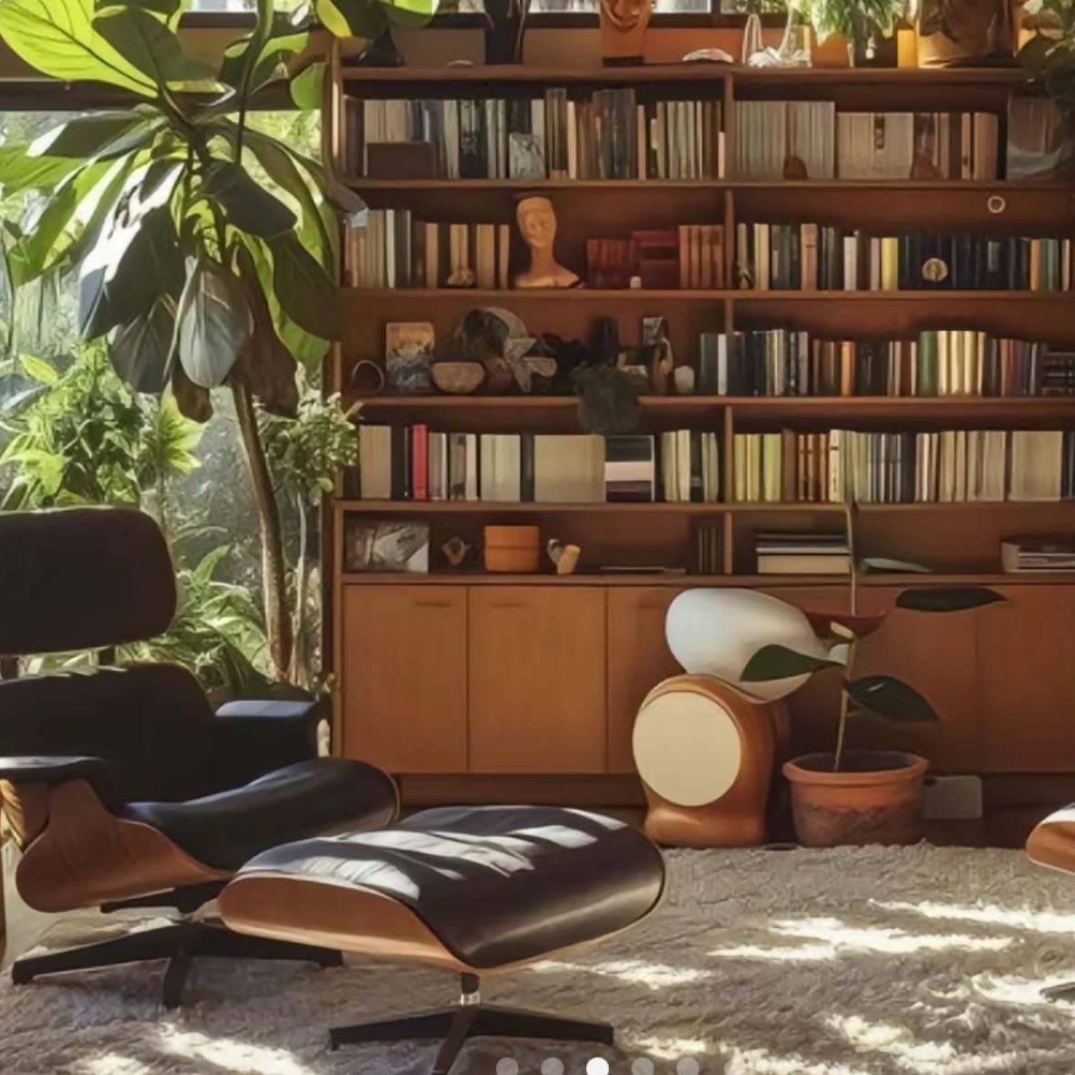 cantinho da leitura com luz solar
