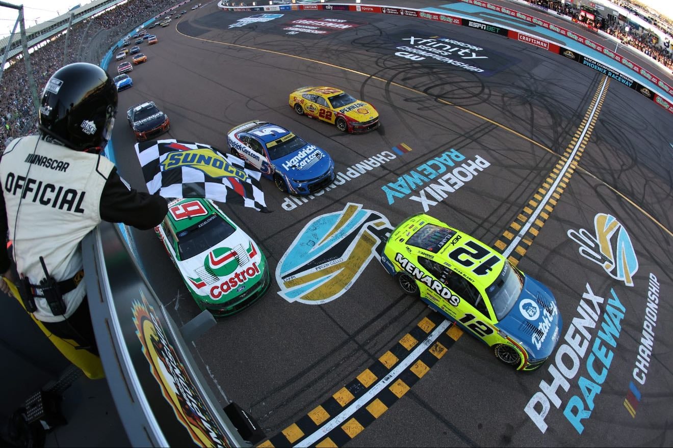 Cup Series Championship - Conflicted. Amazing ending. But Denny was about to win first title before Byron wrecked. Larson took two tires and Hamlin four and Larson won 'ship by a few