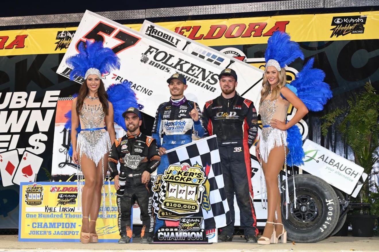 Joker’s Jackpot - July 17, 2025
$100,000 to winner. Really bad wreck on first lap. Rico led early, caught by Larson. It was alright but nothing special with other cautions throughout