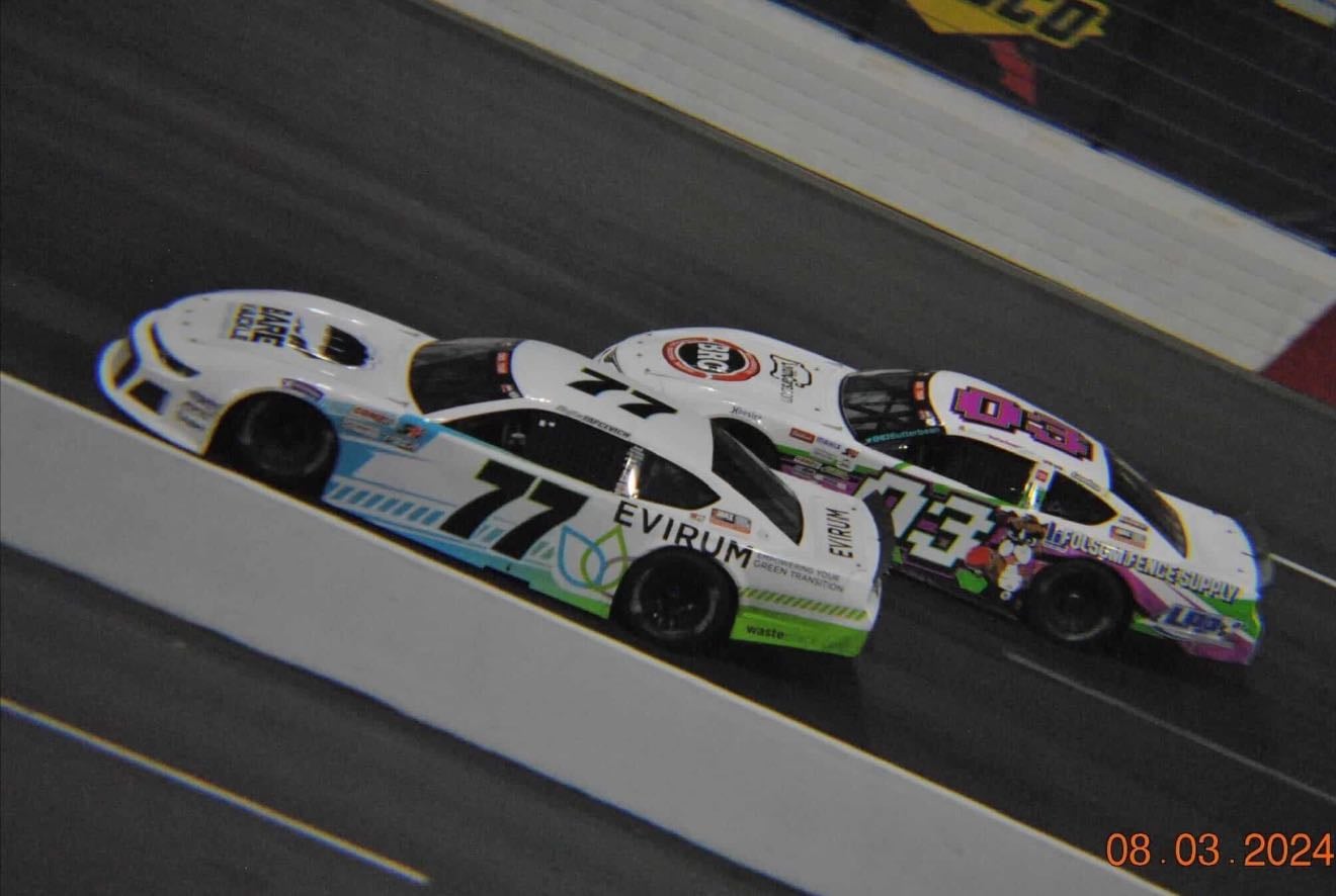 North Wilkesboro - Aug. 3, 2024
Outside lane was OP. Queen leads most of race before Treyten gets by him with nice aggressive move. He never trails from there. Heim in 2nd late yellow