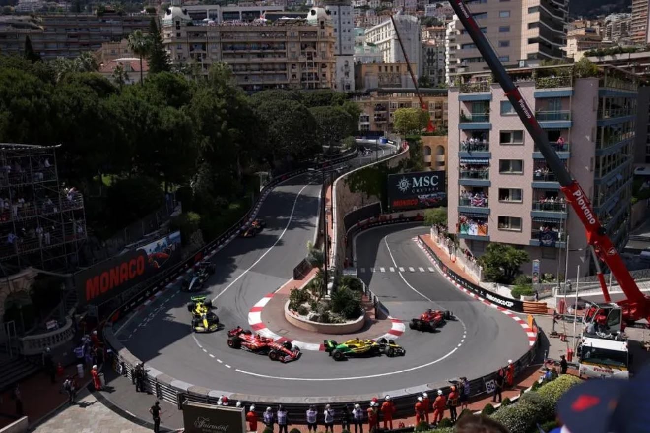 Monaco Grand Prix - Typical Monaco parade race with single file and no excitement. Lando starts on pole and like everyone that starts on pole, he dominates