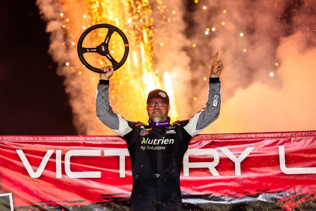 Firecracker 100 - June 21, 2025
No one has the car to catch up to Davenport. Blair was in 2nd having good run but gets passed by friend RTJ