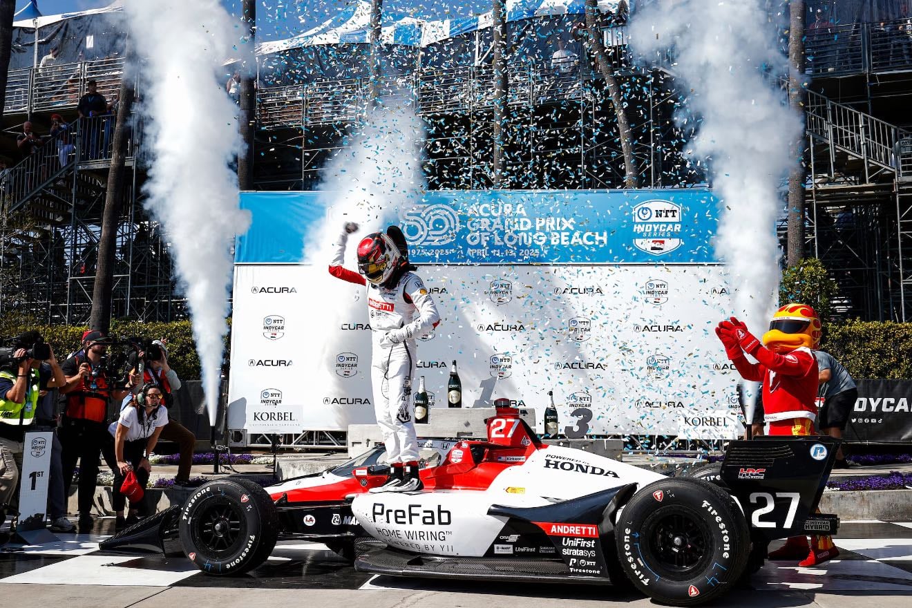 Long Beach - Kyle's 2nd Long Beach win after sitting on pole and cruising. Palou was competitive but not close enough. No cautions