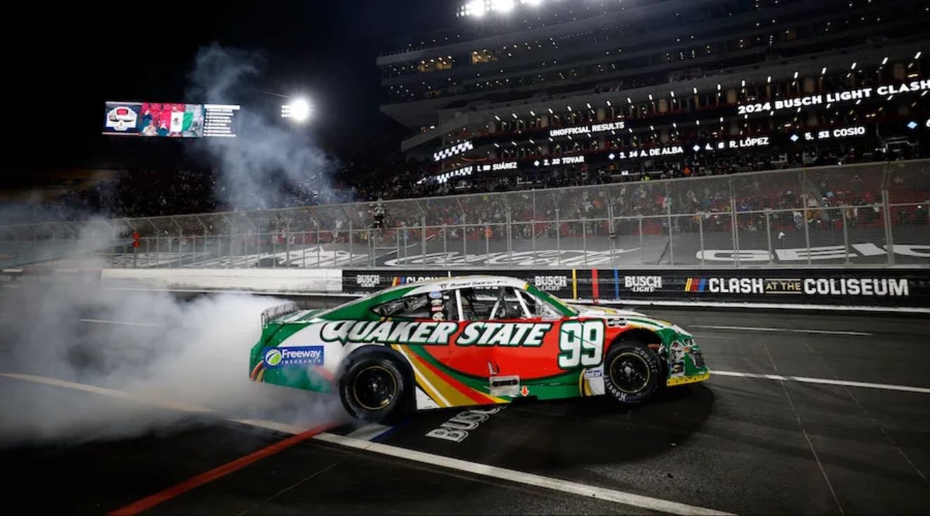 Mexico: King Taco La Batalla en El Coliseo - February 3, 2024
Missed beginning, watched some middle then fell asleep. Pretty exciting and it was clear Suarez was probably winning. Cars were bright