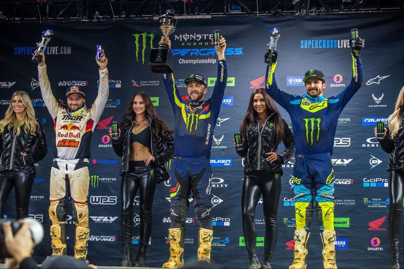 Arlington - Triple crown. Really fun first race, final stage makes it up for grabs. Tomac had lead but Anderson got by. Didn't matter though with Tomac having enough