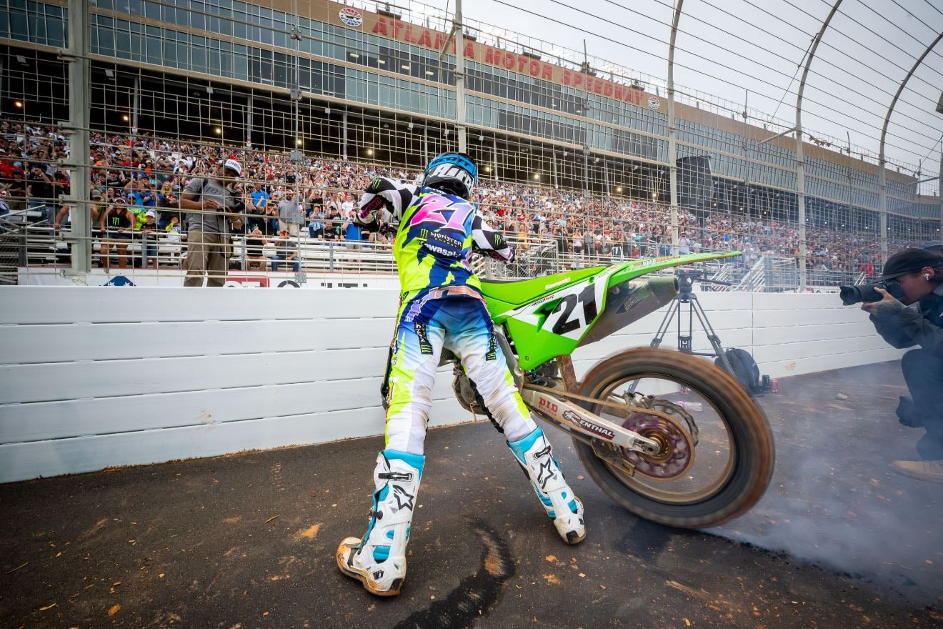 Atlanta - Anderson wins comfortably but podium battle is decent with Tomac passing Webb then Sexton getting 3rd. Not much else with Tomac well on his way to title