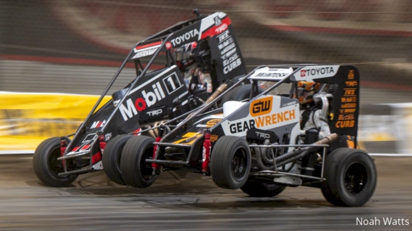 Chili Bowl Nationals B Feature 1 - January 13, 2024
Less about the front of the field. Focus was on transfer spot as McIntosh makes dirty move on Messeraul although he didn't need to already in good spot
