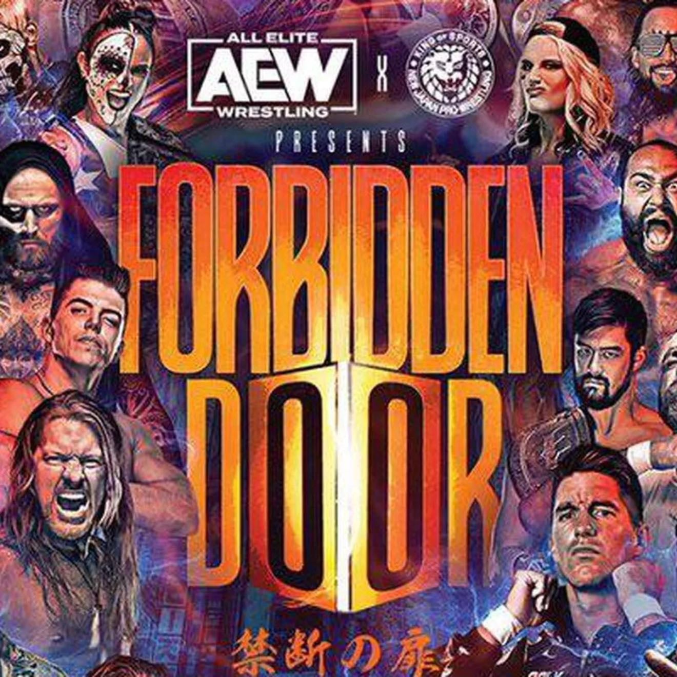 Forbidden Door 2022 - Mox-Tanahasi
White-Cole-Hangman-Okada
Claudio-Sabre Jr.
Ospreay-Orange
Rosa-Storm
Darby/Sting/Shingo-BULLET CLUB
PAC-Connors-Black-Miro
FTR-Roppongi Vice-Empire
JAS/Suzuki-Kingston/Shoto/Yuta