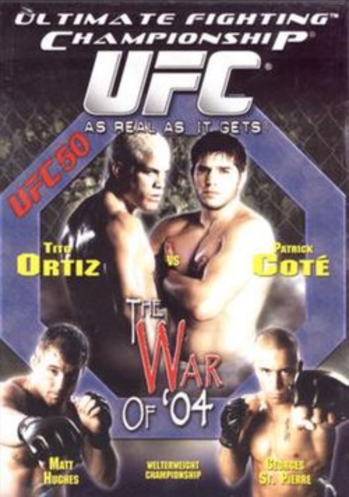 UFC 50: The War of ‘04 - Ortiz-Cote
Hughes-GSP
Franklin-Rivera
Trigg-Verissimo
Tanner-Lawler