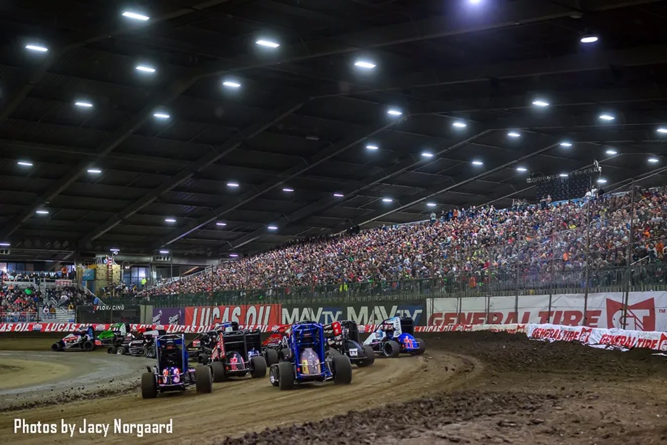 Chili Bowl Nationals B Feature 2 - January 13, 2024
Parsley was the story has he went from D main to transferring out of B to make main event. Confusion on finishing order