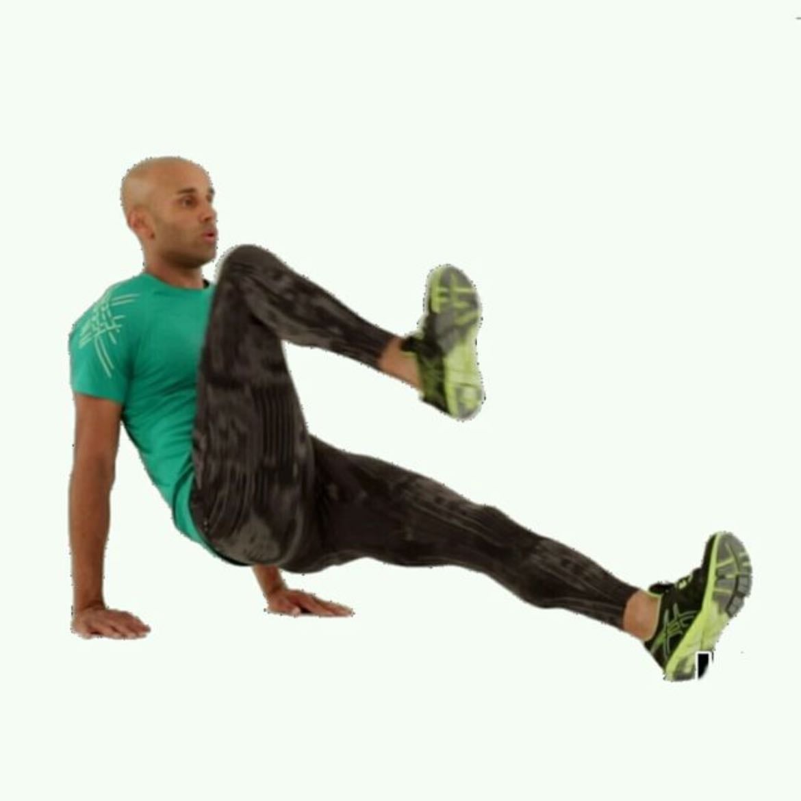 4.1 reverse plank marches - 2 veces, 30s