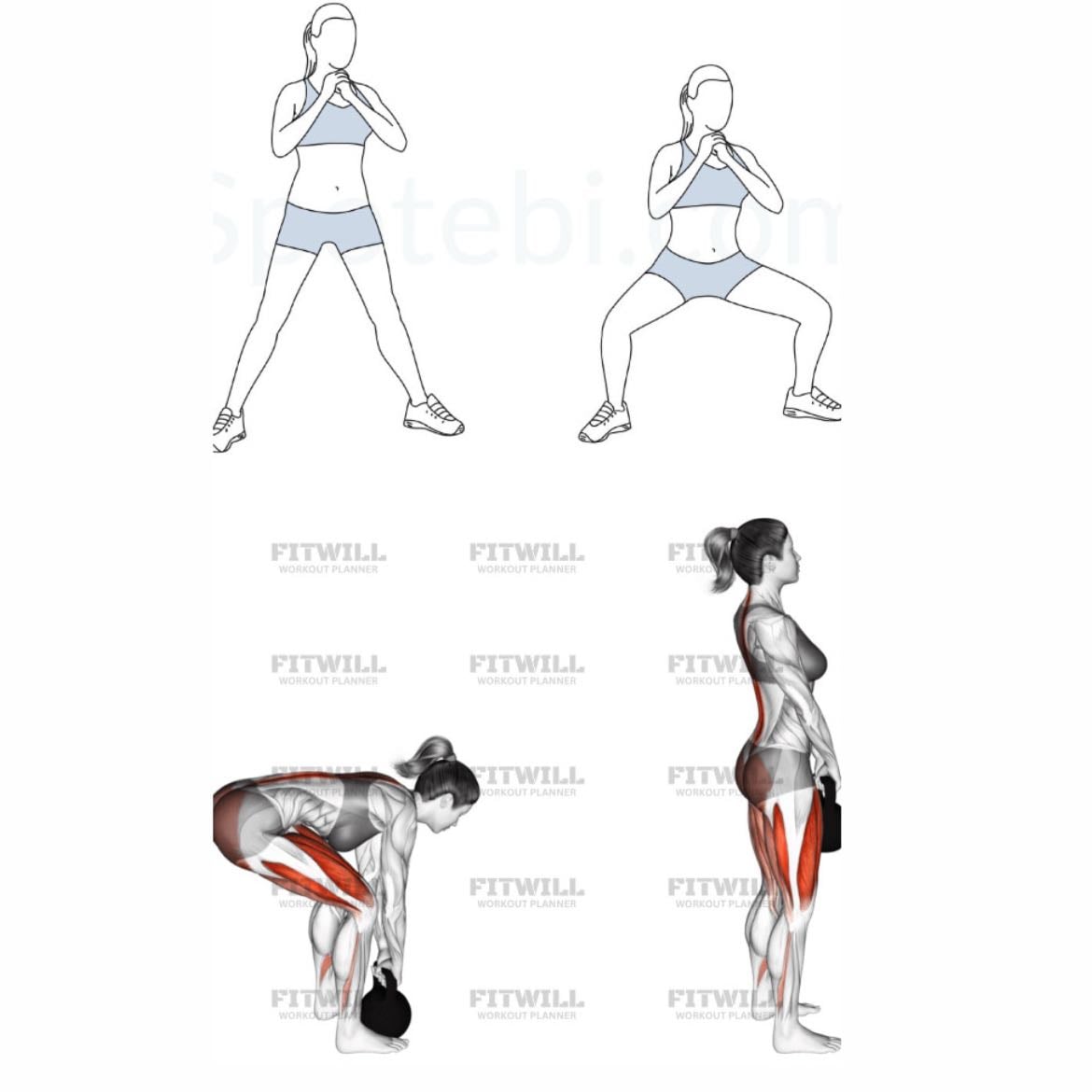 1.2 Sumo squat + sumordl - 3 veces