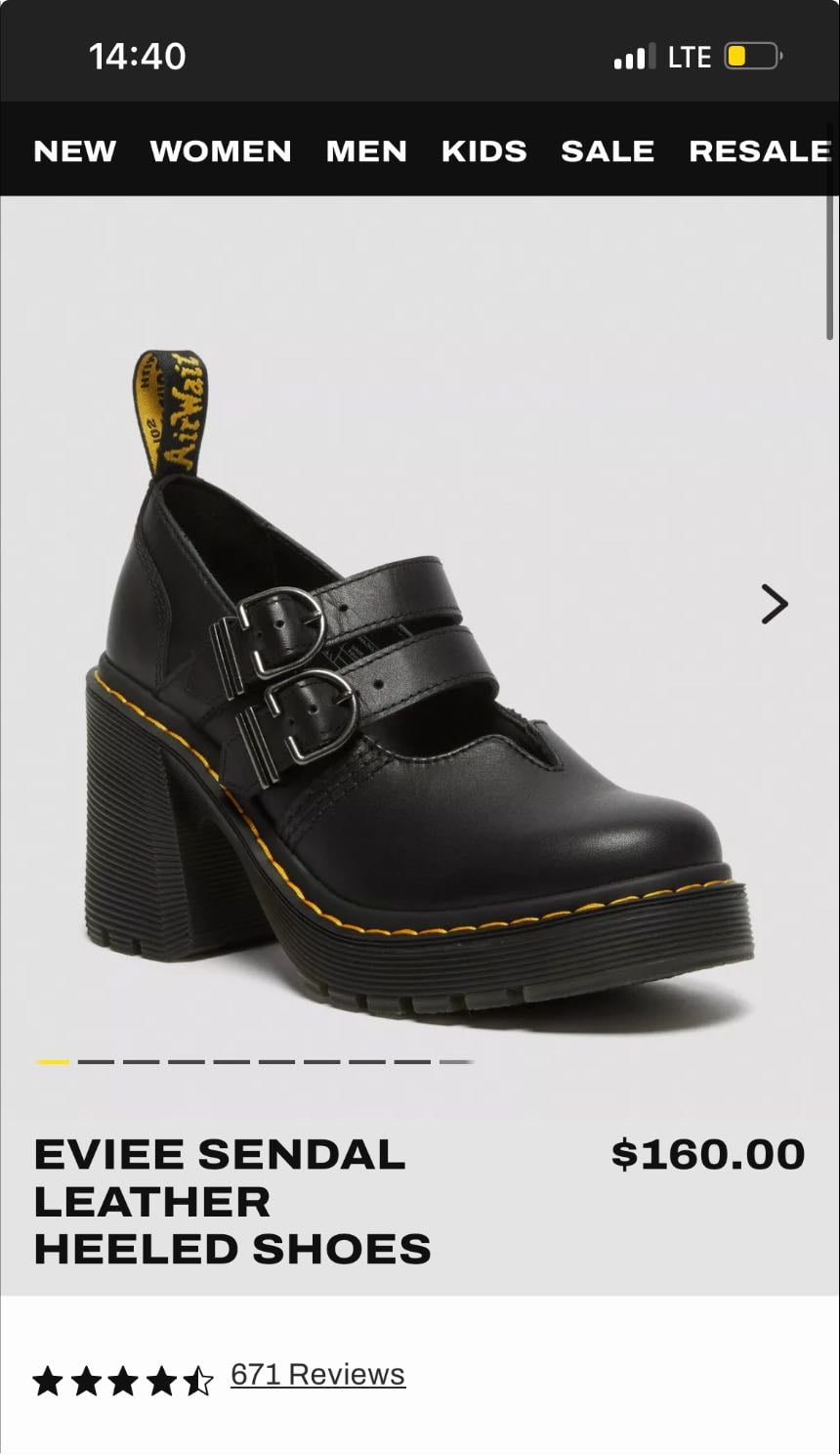 eviee dr martens - 160€