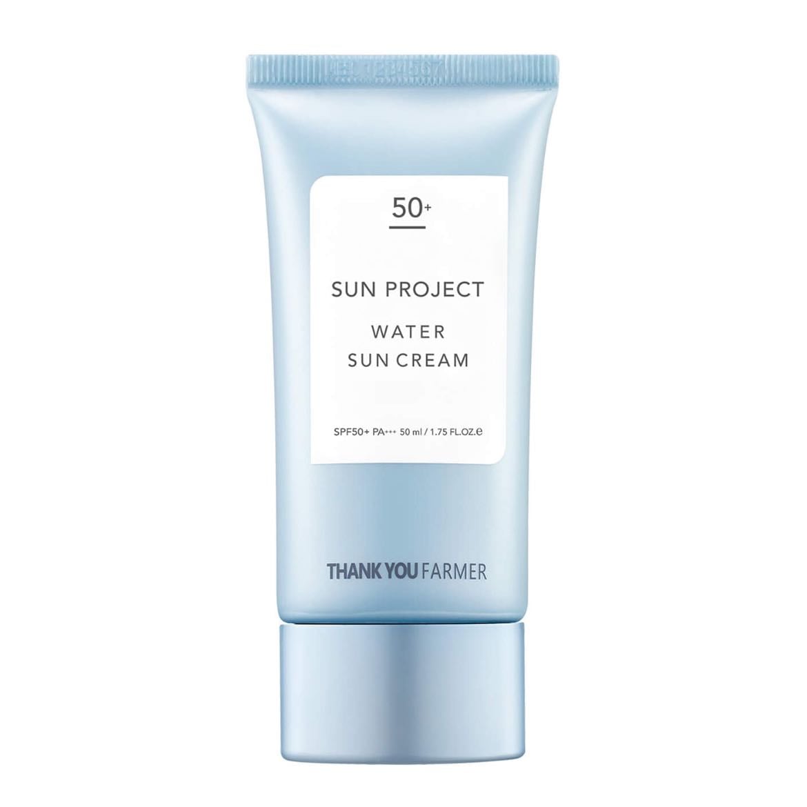sun project water sun cream - thank you farmer