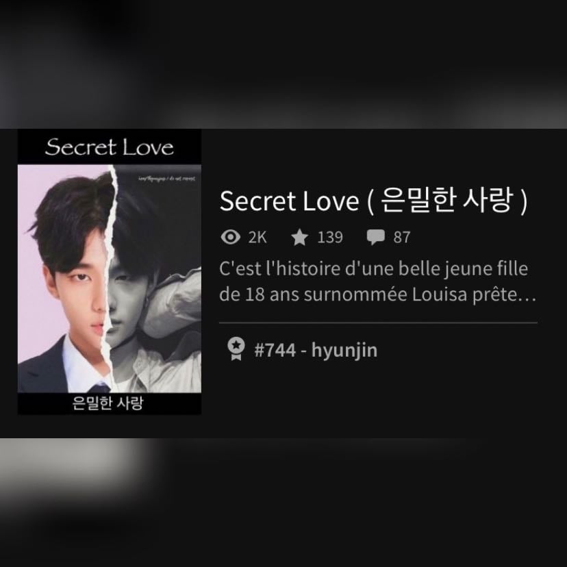 Secret Love (은밀한 사랑) - Author Offhynjinnnn (Sometimes contains 🍋)