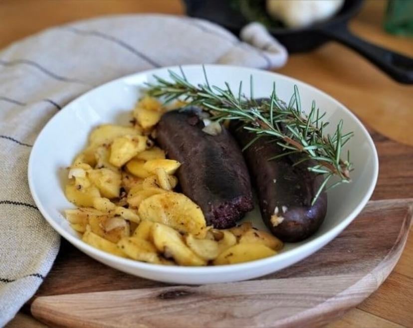 Boudin noir aux pommes