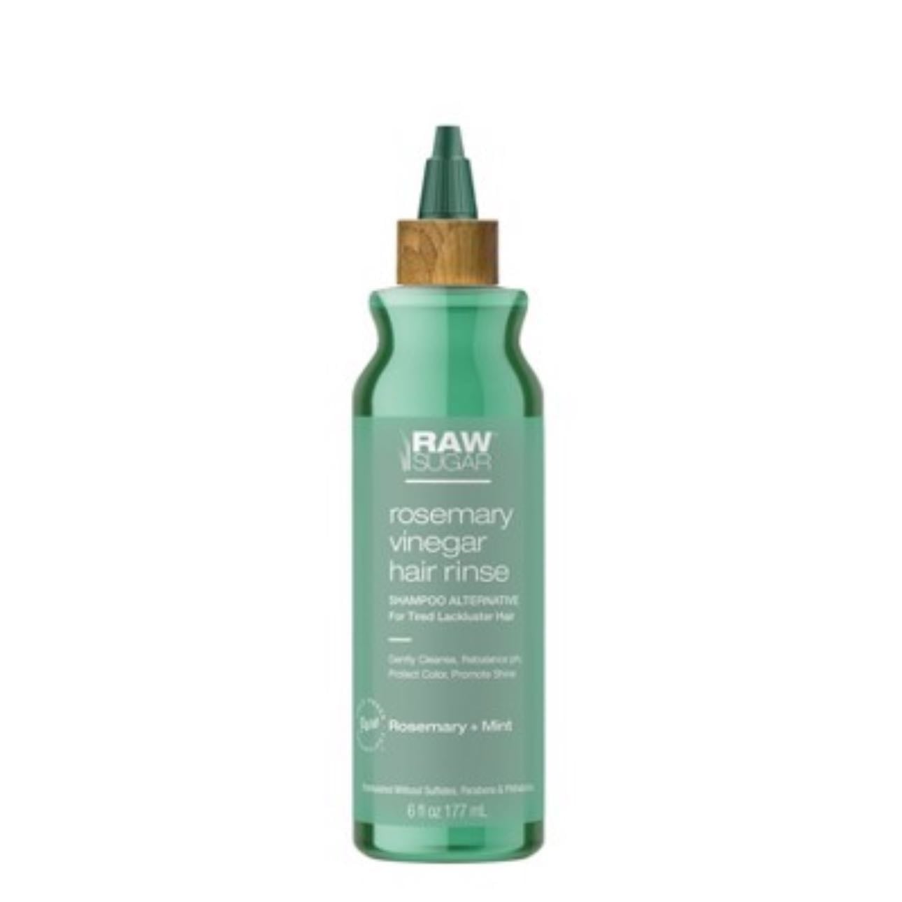 Raw sugar living rosemary vinegar hair rinse