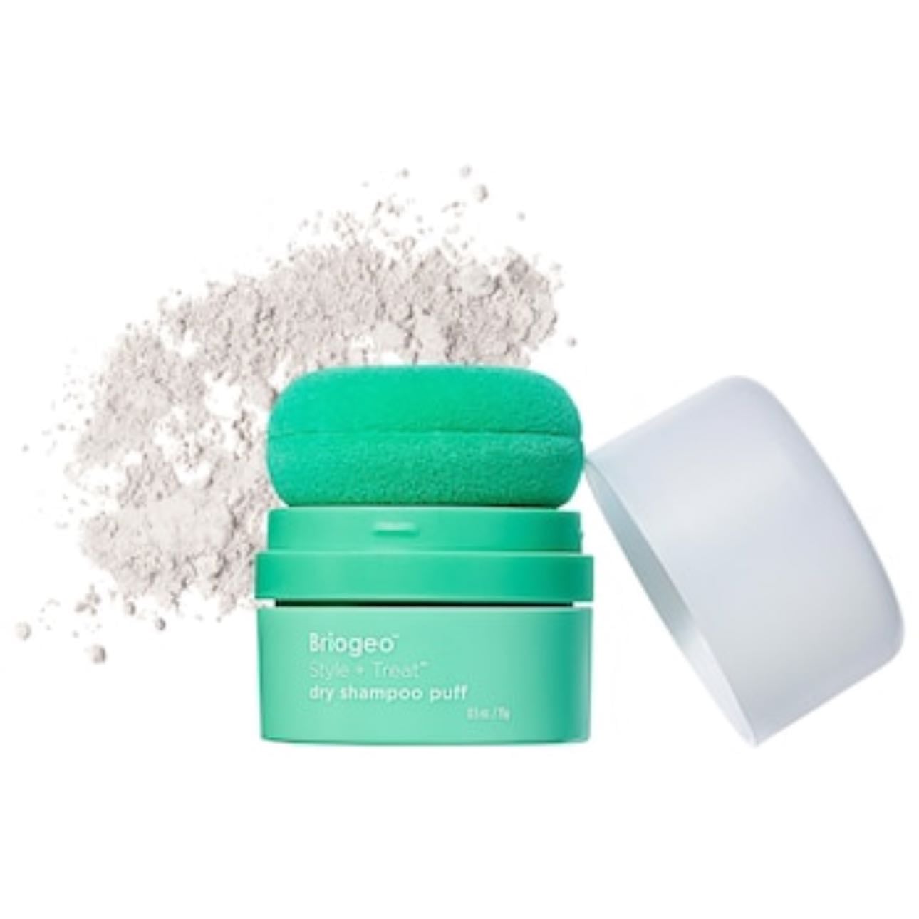 Briogeo dry shampoo powder puff