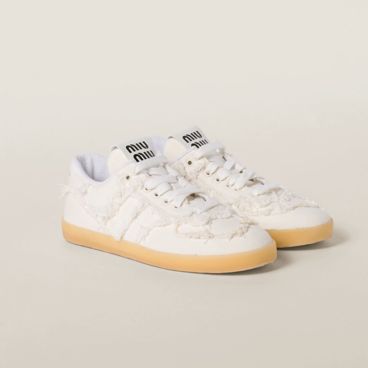 Miu Miu denim sneakers