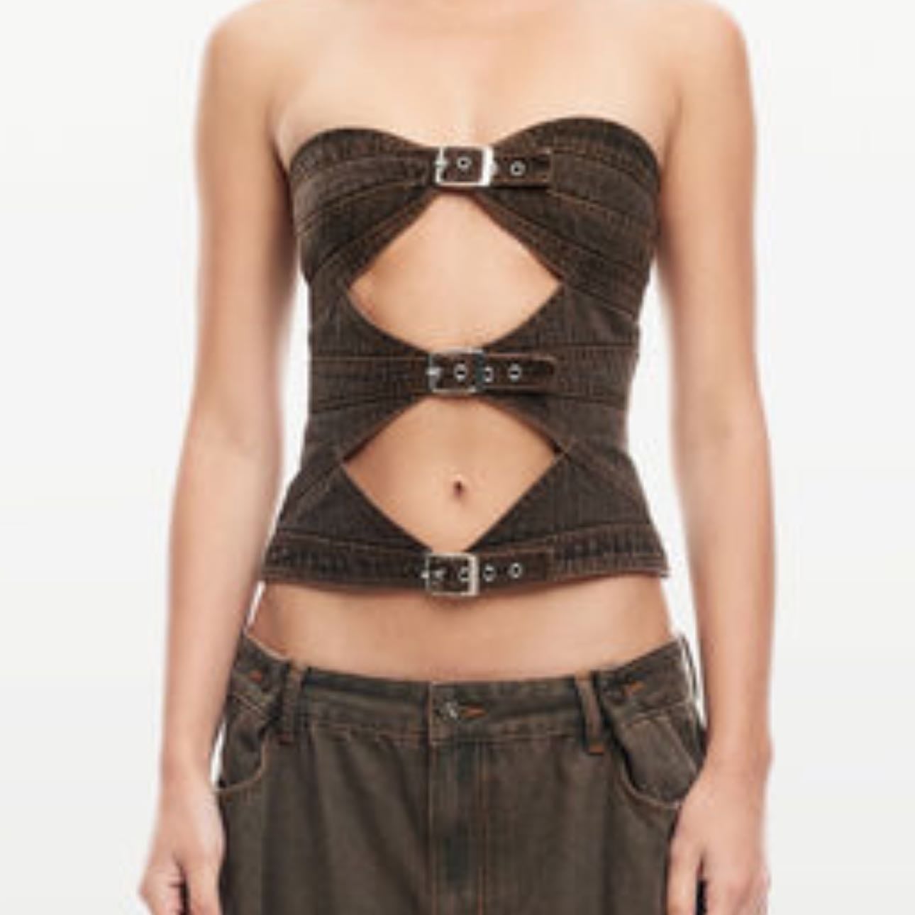 Lioness buckle corset