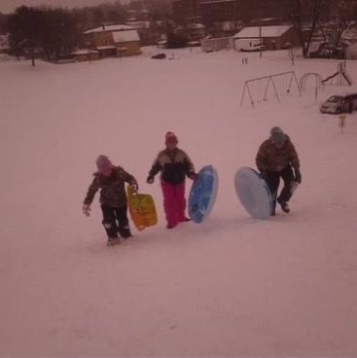 Tobogganing