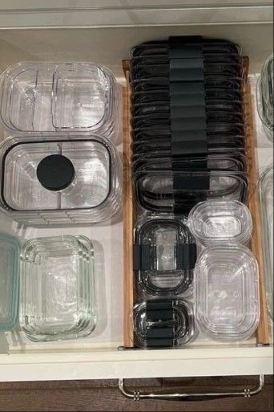 Rectangle glass containers
